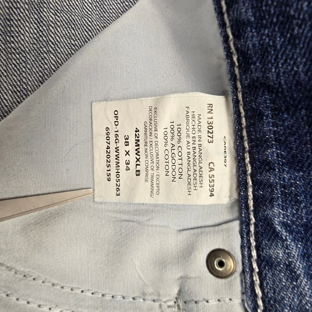Wrangler 20X Style 42 Mens Vintage Bootcut Jeans Blue Denim 42MWXLB